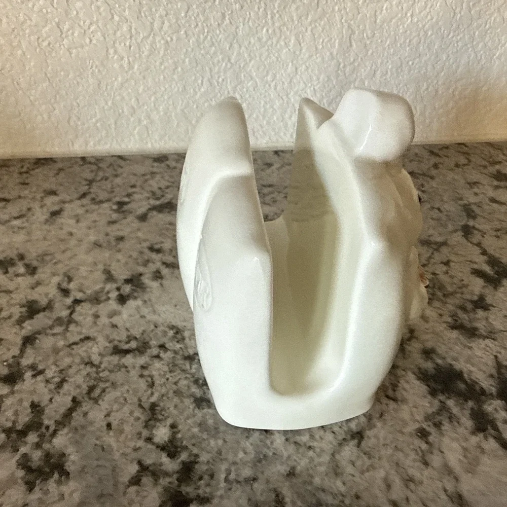 Vintage 1997 Pillsbury Doughboy Ceramic Set Holder,  Napkin Holder  *READ*